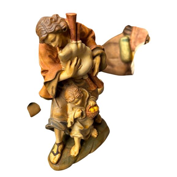 Kostna Nativity Scene Figurine Set Hand-Painted Christmas 11-Piece Vintage Look - Picture 4 of 10